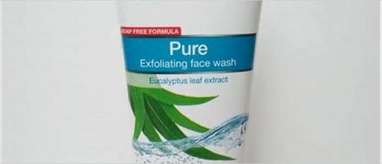 Pure exfoliating face wash